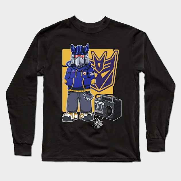 Urban Soundwave Long Sleeve T-Shirt by BigHootchie's Super Art Emporium